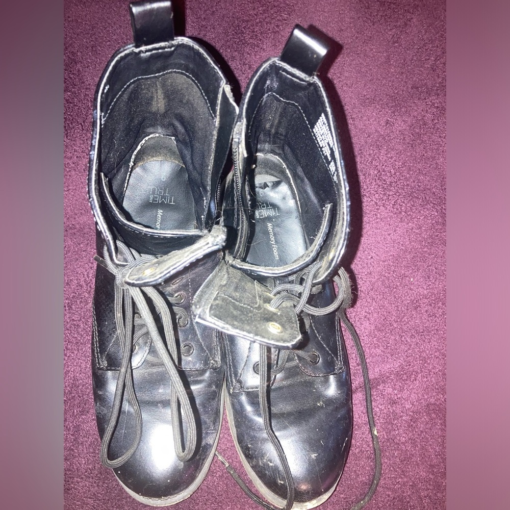 Leather boots!